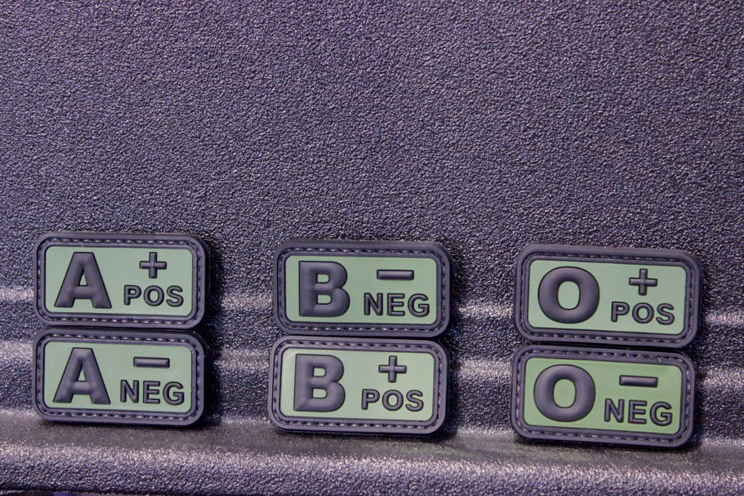 PVC Blood Type Patch
