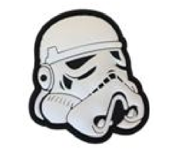 Storm Trooper Helmet Patch