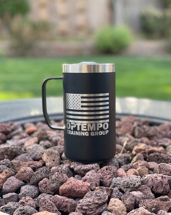 OpTempo Insulated Coffee Mug / Beer Mug - 16 oz